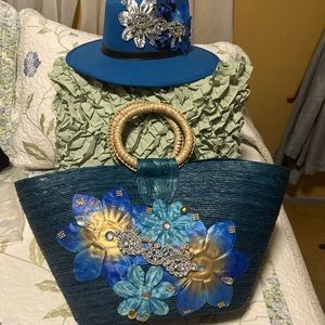 Handmade Mexican Hat and Handbag